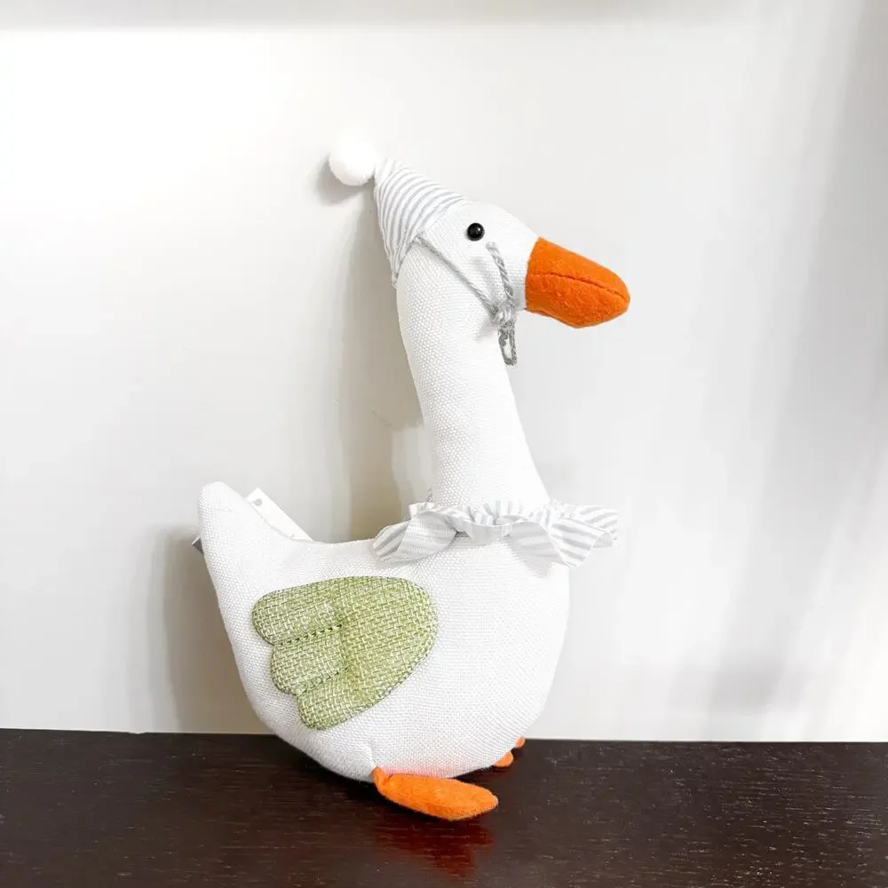 Plush Goose Bullseye Playground Target - Indoor Decor Spring Party Hat Striped